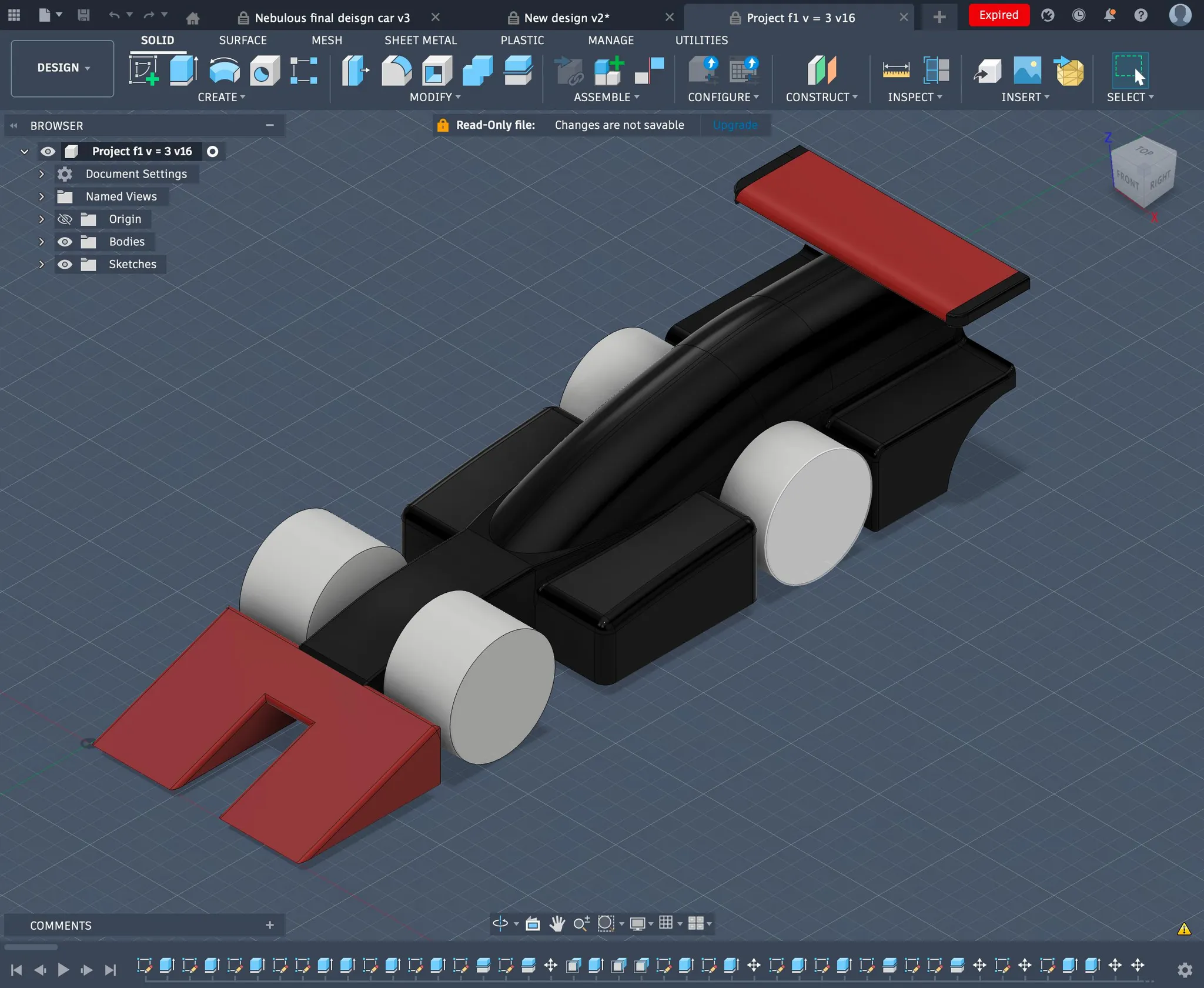 F1 in Schools Engineering Design Exploration