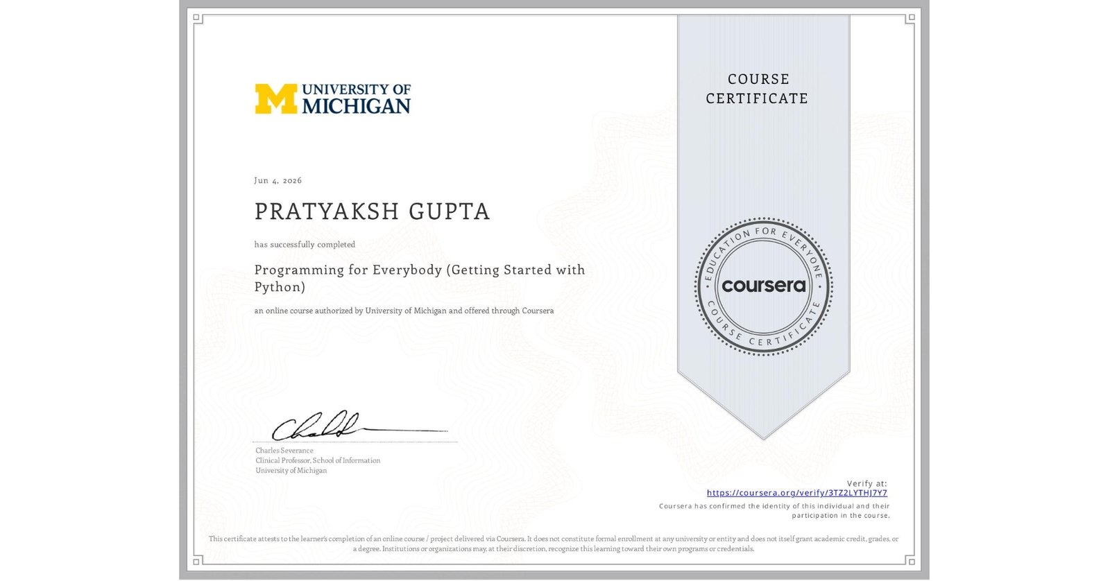Programming for Everybody
